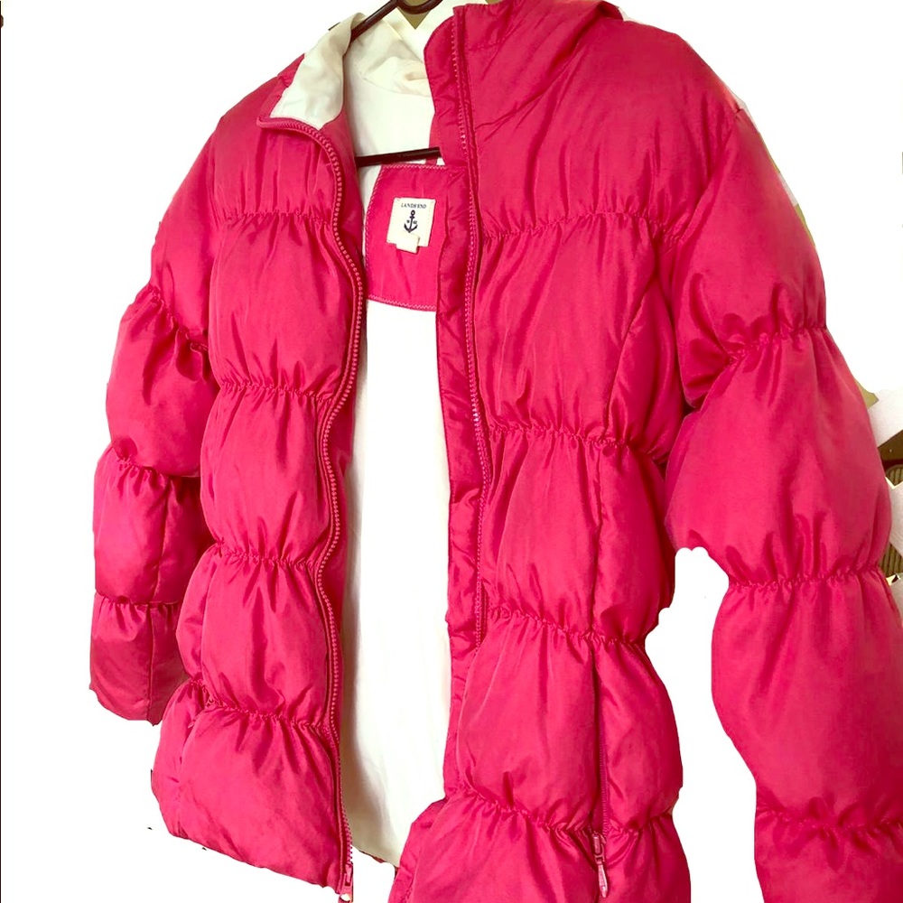 Hot Pink Puffer Coat